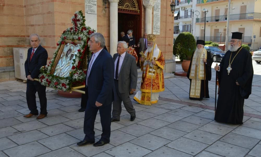 Εορτασμός της Παναγίας Τρυπητής στο Αίγιο